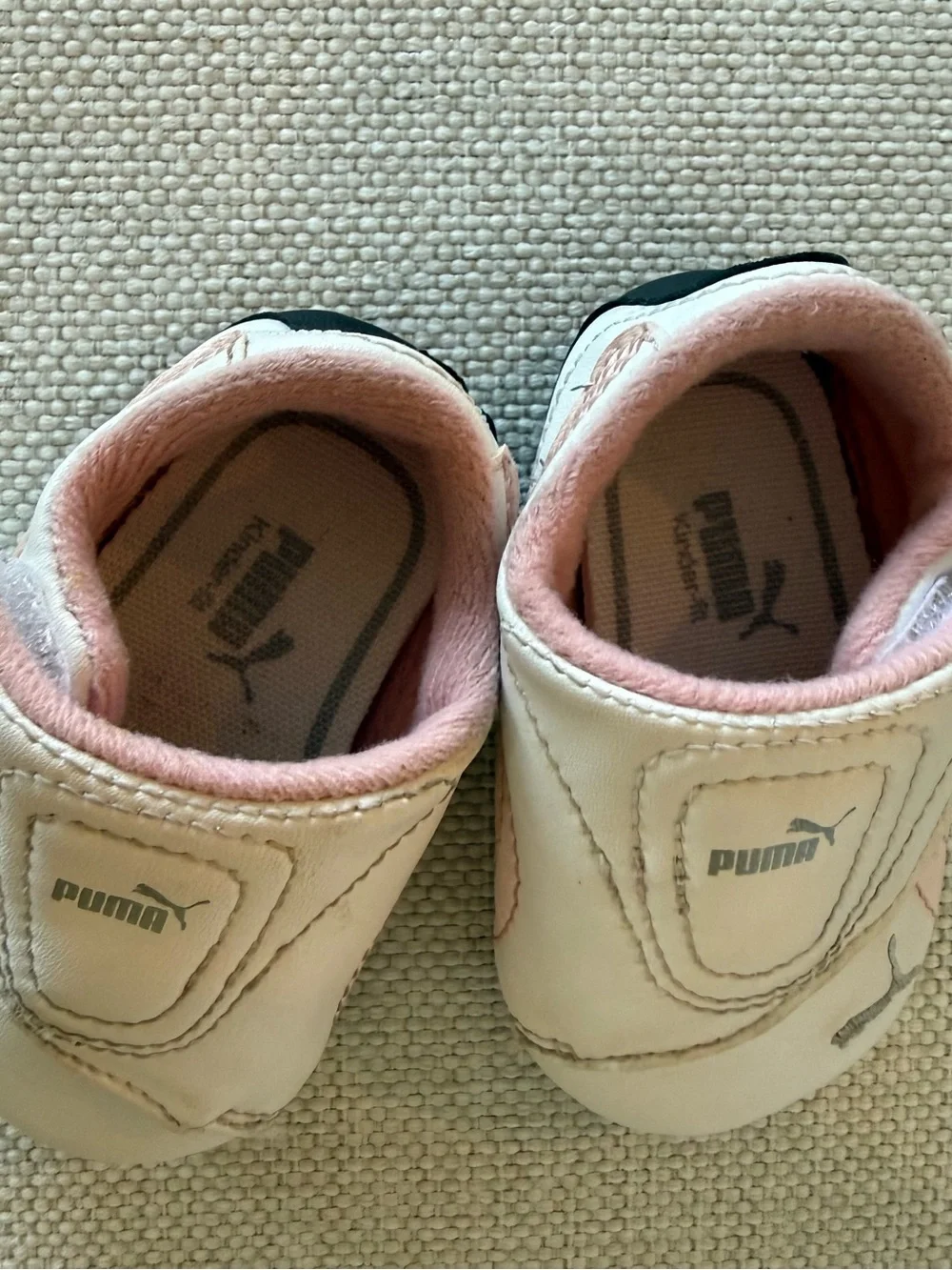 Puma Drift Cat II Crib Infant Sneakers White and Pink - Size 1